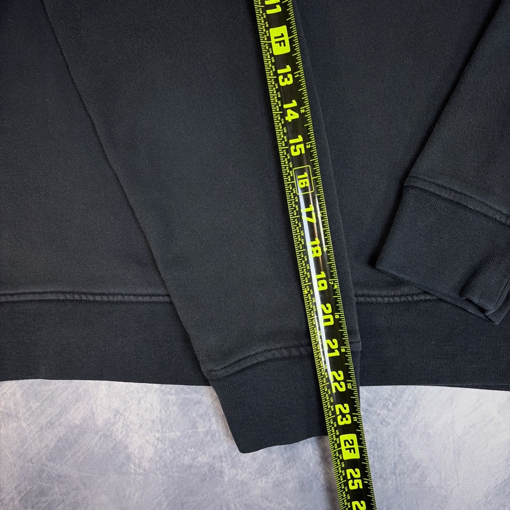 Banana Republic Hoodie Mens L Black Elephant Graphic Fleece Pullover - Picture 5 of 8